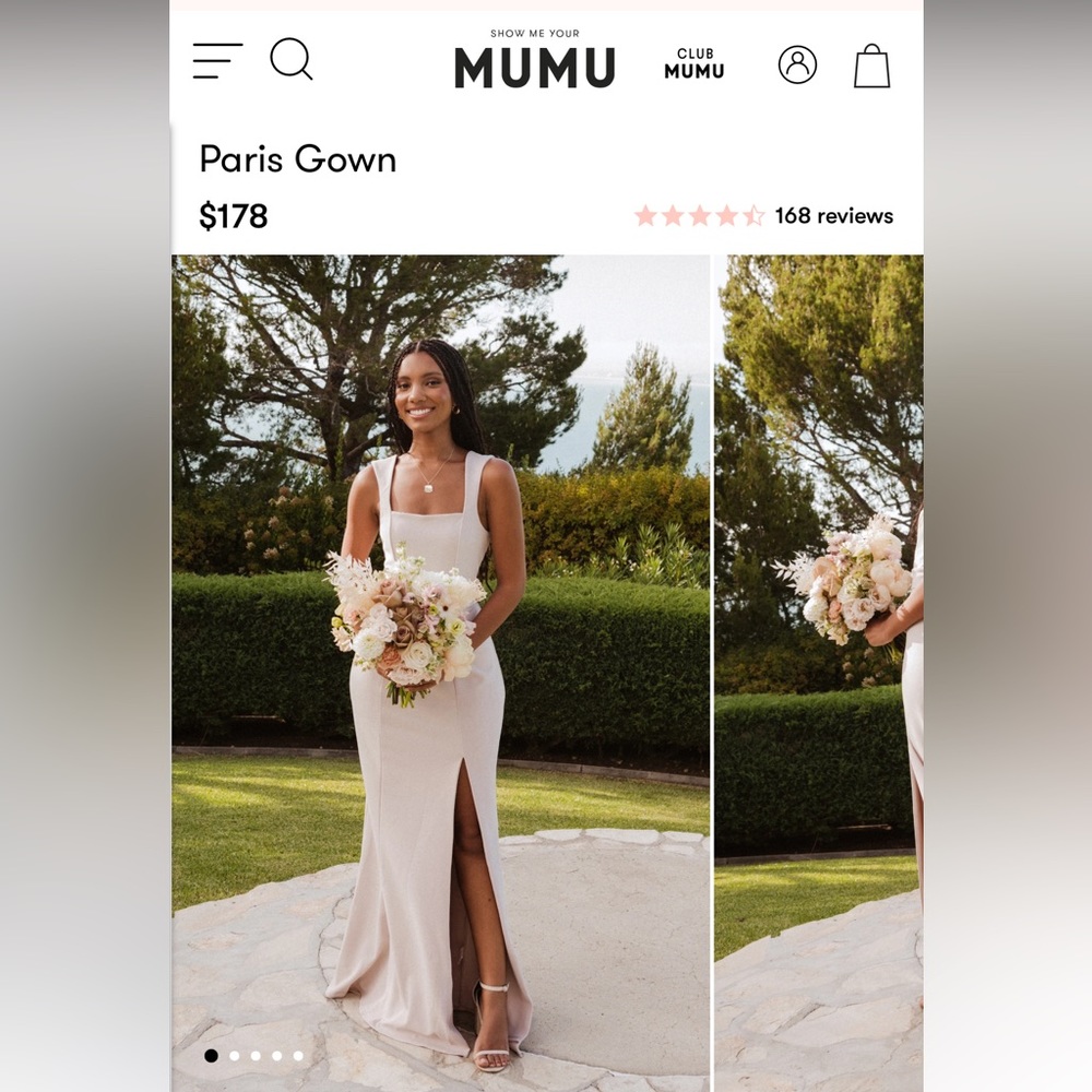 MUMU Paris Gown - Show Me the Ring Stretch